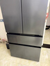 美菱（MeiLing）506升一級能效雙變頻法式多門(mén)四開(kāi)門(mén)冰箱家用薄風(fēng)冷無(wú)霜抗菌大容量灰BCD-506WP9CX 灰色 曬單實(shí)拍圖