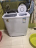 小鴨【官方店】半自動(dòng)洗衣機迷你小型波輪大容量租房宿舍家用雙桶雙缸分區脫水甩干老式強力去污 8.5KG  洗5.5+脫3.0+強勁電機終身聯(lián)保 雙缸 曬單實(shí)拍圖