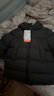 保姆鵝  【風(fēng)墻】?jì)和鸾q服寶寶中長(cháng)款護臉加厚外套保暖童裝[NG2664] 炭黑 110 曬單實(shí)拍圖