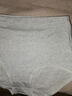 維彩菲 純棉高腰內褲簡(jiǎn)約女士純色棉質(zhì)三角褲收腹舒適透氣高腰親膚內褲 【灰色+膚色+粉色】 3條 XL （100-130斤左右） 曬單實(shí)拍圖