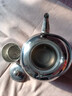 加厚不銹鋼茶壺泡茶壺煮酒小酒壺帶過(guò)濾網(wǎng)飯店餐廳酒店玲瓏燒水壺 【銀色】+短漏網(wǎng) 加厚16cm約1.3升-(2-3人用) 曬單實(shí)拍圖