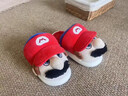 粵草超級瑪麗馬里奧男士棉拖鞋居家外穿2025秋冬新款加厚毛絨保暖棉鞋 紅色【超級瑪麗-馬里奧】包頭防撞 36-37 【偏小一碼】 曬單實(shí)拍圖