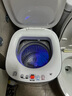 長(cháng)虹【殺菌率99.9%】嬰兒洗衣機洗烘一體小型迷你兒童寶寶專(zhuān)用全自動(dòng)波輪洗衣機洗脫一體高溫煮洗 3.5KG白【藍光抑菌+旗艦款】+全國聯(lián)保 波輪 曬單實(shí)拍圖