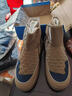 回力雪地靴男冬季加絨加厚2025新款防水面包鞋皮毛一體東北保暖棉鞋男 卡其藍 42 曬單實(shí)拍圖