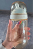 bebebus鉆光奶瓶3-6個(gè)月300ml新生兒寶寶ppsu偏心仿母乳防脹氣防嗆奶瓶 曬單實(shí)拍圖