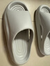 GERTHRON德國拖鞋男士洗澡春夏居家室內防水踩屎感防滑防臭eva外出穿新款 灰色【踩屎感】 42-43 【建議拍大一碼】 曬單實(shí)拍圖