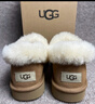 UGG秋季女士時(shí)尚舒適茸茸毛圈口平底休閑樂(lè )福鞋懶人毛毛鞋1119002 CHE | 栗色 40 曬單實(shí)拍圖
