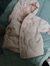 巴拉巴拉女童羽絨服冬裝純色連帽外套肌理感201424107012 曬單實(shí)拍圖