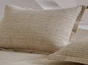 紅豆老粗布枕套一對裝夏季家用雙人枕頭套學(xué)生宿舍枕頭套48x74cm咖色 曬單實(shí)拍圖