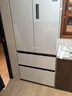 美的（Midea）M60機皇550法式四開(kāi)門(mén)冰箱523L大容量超薄嵌入式雙系統除菌一級能效制冰白MR-550WUFIPZE國家補貼 曬單實(shí)拍圖