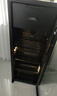海爾（Haier）136升冰吧帶冷凍家用立式冷藏柜客廳超薄透明玻璃黑色辦公室茶葉保鮮柜單門(mén)冰箱LC-136LHESD1 曬單實(shí)拍圖