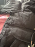 鴨鴨中長(cháng)款羽絨服女2025冬季新款時(shí)尚休閑潮流保暖連帽韓版小個(gè)子外套 黑色 L (建議130-160斤) 曬單實(shí)拍圖