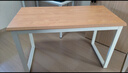 顧家家居電腦桌臺式家用書(shū)桌學(xué)生學(xué)習寫(xiě)字桌簡(jiǎn)易雙人辦公桌工作臺新款桌子 【加厚25MM桌面|舒適斜邊】原木色140CM 【京東免費送貨上門(mén)】 曬單實(shí)拍圖