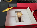 西普尼金表（HIPINE）金表女純金999足金黃金手表復古腕表時(shí)尚騏驥紅石英女表生日禮物 【鋯石金面鋼扣】金重3.5g+ 曬單實(shí)拍圖