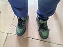回力官方高幫板鞋男鞋夏季潮流百搭運動(dòng)鞋男士休閑鞋子男款墨綠/黑 42 曬單實(shí)拍圖