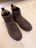 百麗戶(hù)外休閑短靴男英倫風(fēng)切爾西靴A1691DD4 咖色-絨里 41 曬單實(shí)拍圖