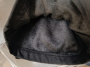 頂峰保羅（Dingfengbaoluo）美式休閑褲男秋冬重磅加絨加厚時(shí)尚保暖闊腿衛長(cháng)褲子DFK41黑色2XL 曬單實(shí)拍圖