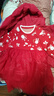 巴拉巴拉童裝兒童羽絨服女童2025新款紅色拜年服寶寶女寶保暖春裝國風(fēng)外套 曬單實(shí)拍圖
