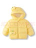 巴拉巴拉童裝兒童羽絨服寶寶男女童2025冬裝新款嬰兒外套保暖上衣泡芙羽絨 黃色小南瓜31004-白鴨絨 90 （充絨量71g 適合1-2歲） 曬單實(shí)拍圖