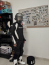 杜漢（DUHAN）摩托車(chē)騎行服秋冬季男女四季款賽車(chē)服套裝機車(chē)騎士服防摔摩托衣服 089黑色上衣+06褲子 XL 曬單實(shí)拍圖