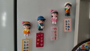 哥綸可愛(ài)情侶男女孩創(chuàng  )意冰箱貼磁鐵卡通祝福語(yǔ)字牌留言板固定家電裝飾 背包情侶四個(gè)組合1+字牌 曬單實(shí)拍圖