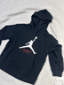 Jordan 耐克AJ童裝兒童連帽衛衣2025男童秋冬加絨上衣中大童衣服 曬單實(shí)拍圖
