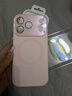 藍妮子適用 蘋(píng)果17手機殼iphone17promax手機殼 蘋(píng)果17pro手機殼16pro/max磁吸充電15pro液態(tài)硅膠14/13 相機按鍵全包【砂粉色】自帶鏡頭膜 蘋(píng)果17Pro 曬單實(shí)拍圖