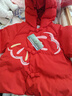 巴拉巴拉童裝兒童羽絨服女童2025新款紅色拜年服寶寶女寶保暖春裝國風(fēng)外套 曬單實(shí)拍圖