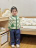 幼歌（YOUGE）嬰幼兒春季新款純棉柔軟萌趣牛仔褲寶寶寬松舒適直筒褲 牛仔藍 100 cm 曬單實(shí)拍圖
