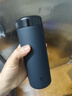 米家 保溫杯 316不銹鋼水杯 男女士杯子 大容量茶杯便攜 350ml黑色 曬單實(shí)拍圖