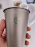 胖東來(lái)凈化鈦新款飲水杯啤酒杯洗漱杯刷牙杯子漱口杯喝水杯 鈦級杯子【400ml】 鈦制品杯【四個(gè)裝】送牙刷 曬單實(shí)拍圖