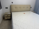 全友家居 奶油風(fēng)頭層牛皮床頭軟包靠背臥室1.8米茉伊真皮高箱儲物大床 曬單實(shí)拍圖