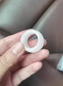 碧落靈澤新疆和田玉寬版玉戒指羊脂白玉男士大拇指扳指天然玉石指環(huán)素圈 內徑19mm 曬單實(shí)拍圖