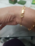 BMOI老鳳凰金包銀感手鏈女生小蠻腰手鏈24k5D硬金鏈子 0.01g同款 小蠻腰手鏈 x 20cm 曬單實(shí)拍圖