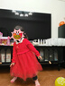 巴拉巴拉童裝兒童裙子女童連衣裙網(wǎng)紗針織2026春裝新款寶寶公主紅色拜年服 曬單實(shí)拍圖