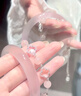 秦福炫招桃花天然貓眼手鐲女白月光冰透粉黛情人節禮物女朋友水晶手鏈 【桃花朵朵】荔枝粉手鐲（默認發(fā)圈口58） 曬單實(shí)拍圖