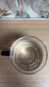 茗光茶杯玻璃泡茶杯家用涼水杯帶把手耐熱喝水杯牛奶杯 曬單實(shí)拍圖