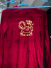 紅豆兒童保暖內衣套裝純棉7A抗菌馬年本命年紅色秋衣秋褲N201-6 170 曬單實(shí)拍圖