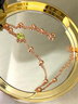 timebetter天然橄欖石銀手鏈女925銀輕奢小眾高級感青春靚麗送證書(shū)生日禮物 天然橄欖石銀手鏈/主石尺寸約5mm 925銀 曬單實(shí)拍圖