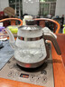 容聲全自動(dòng)上水電熱水壺泡茶專(zhuān)用茶桌茶臺智能燒水壺煮茶控溫一體機茶具套裝316不銹鋼電熱水壺燒水器 0.8L 316鋼|高低水位感應37*20咖 曬單實(shí)拍圖