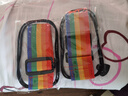 博沃尼克行李箱固定綁帶雙肩包旅行箱捆綁背包拉桿箱打包捆扎帶 彩虹色2條 曬單實(shí)拍圖