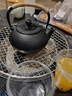 皓梵潔圍爐煮茶壺鐵質(zhì)鑄鐵茶壺鐵壺煮茶爐鑄鐵壺燒水壺明火炭火圍爐煮茶 900ml鐵壺+不銹鋼濾網(wǎng)【限時(shí)優(yōu)惠】 曬單實(shí)拍圖