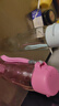 特百惠（Tupperware）樂(lè )活750ML塑料杯夏季男女學(xué)生運動(dòng)水杯子大容量便攜雙飲 柔桃粉 曬單實(shí)拍圖