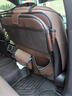 車(chē)椅背置物架汽車(chē)椅背收納袋掛袋車(chē)內后背紙巾盒車(chē)載實(shí)用用品大全 咖啡色新款納帕皮托盤(pán) 曬單實(shí)拍圖