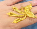 老鳳祥黃金戒指女999足金鳳舞九天鳳凰結婚嫁鳳戒三金情人節禮物送老婆 足金鳳舞九天戒指【典藏禮盒】 中版金重約17g 曬單實(shí)拍圖