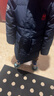 鴨鴨兒童羽絨服新款男童女童長(cháng)款中大童加厚保暖時(shí)尚外套冬季防風(fēng)上衣 藏青色 130 建議體重40-50斤 曬單實(shí)拍圖