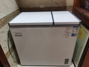 Midea美的冰柜210升家商兩用 冷藏冷凍雙溫雙箱冷柜 一級能效電子溫控 白色 210L BCD-210DKEM(E) 210升 曬單實(shí)拍圖
