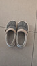 回力棉拖鞋男士防水防滑包跟厚底居家室內毛棉鞋外穿 0468A 灰色42-43 曬單實(shí)拍圖