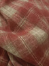 三彩獨醒2025冬季新款格紋毛呢半身裙松緊高腰A字裙長(cháng)裙氛圍感F 酒紅格紋 S 155/64A 曬單實(shí)拍圖