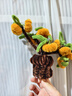 AMOR HOUR扭扭棒手工DIY套裝大橘大利迷你盆栽花籃材料包桌面擺件實(shí)用車(chē)載裝飾仿真花束送朋友創(chuàng  )意新年禮物 曬單實(shí)拍圖